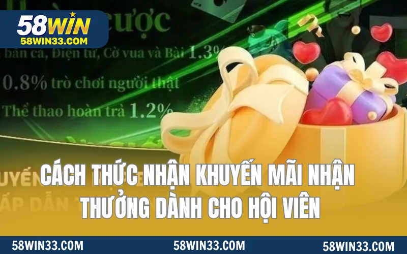 Cách thức nhận khuyến mãi nhận thưởng dành cho hội viên