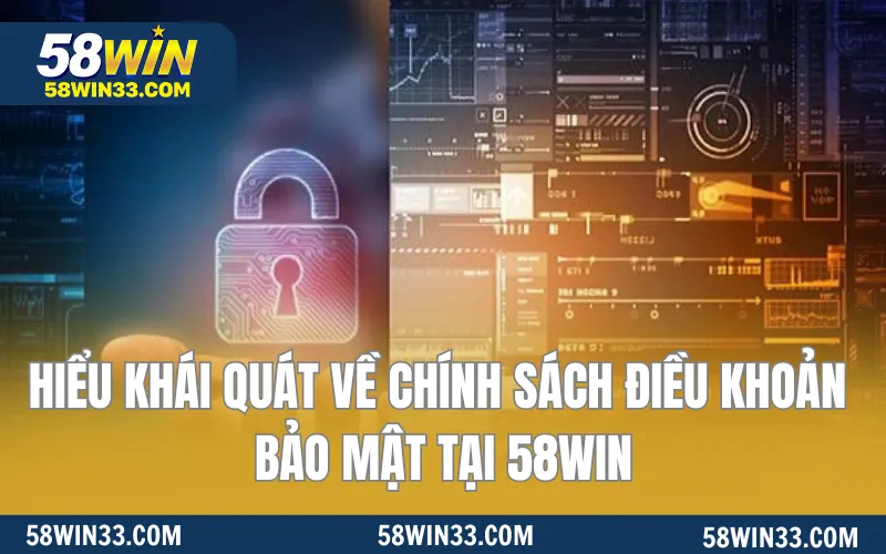 Hiểu khái quát về chính sách điều khoản bảo mật tại 58WIN